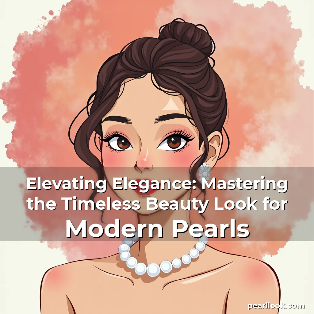 Read more about the article Elevating Elegance: Mastering the Timeless Beauty Look for Modern Pearls