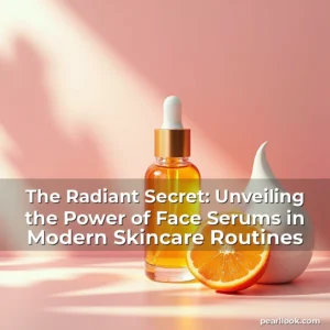 Artistic representation for The Radiant Secret: Unveiling the Power of Face Serums in Modern Skincare Routines